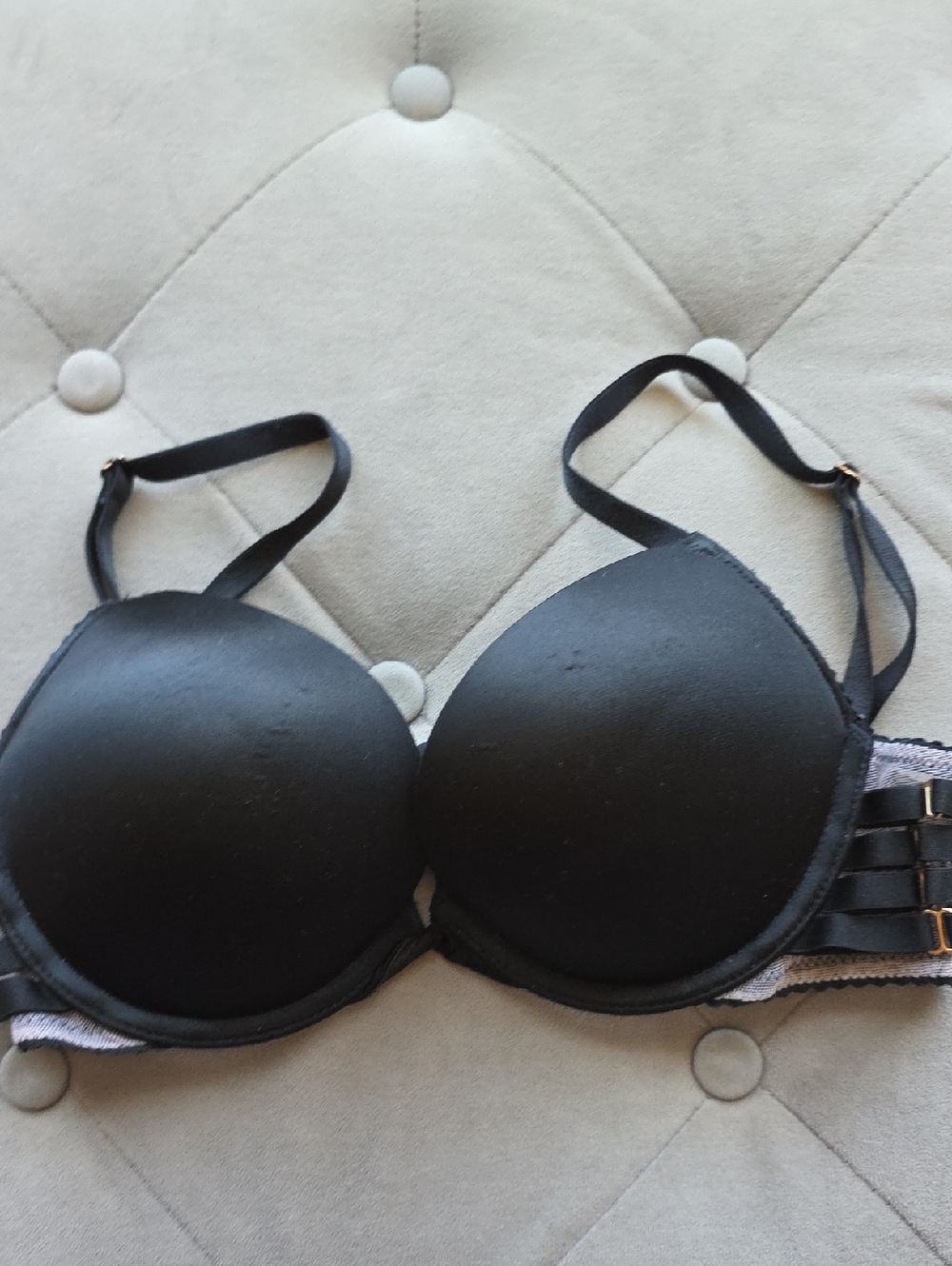 Victoria's Secret Black Padded Underwire Bra